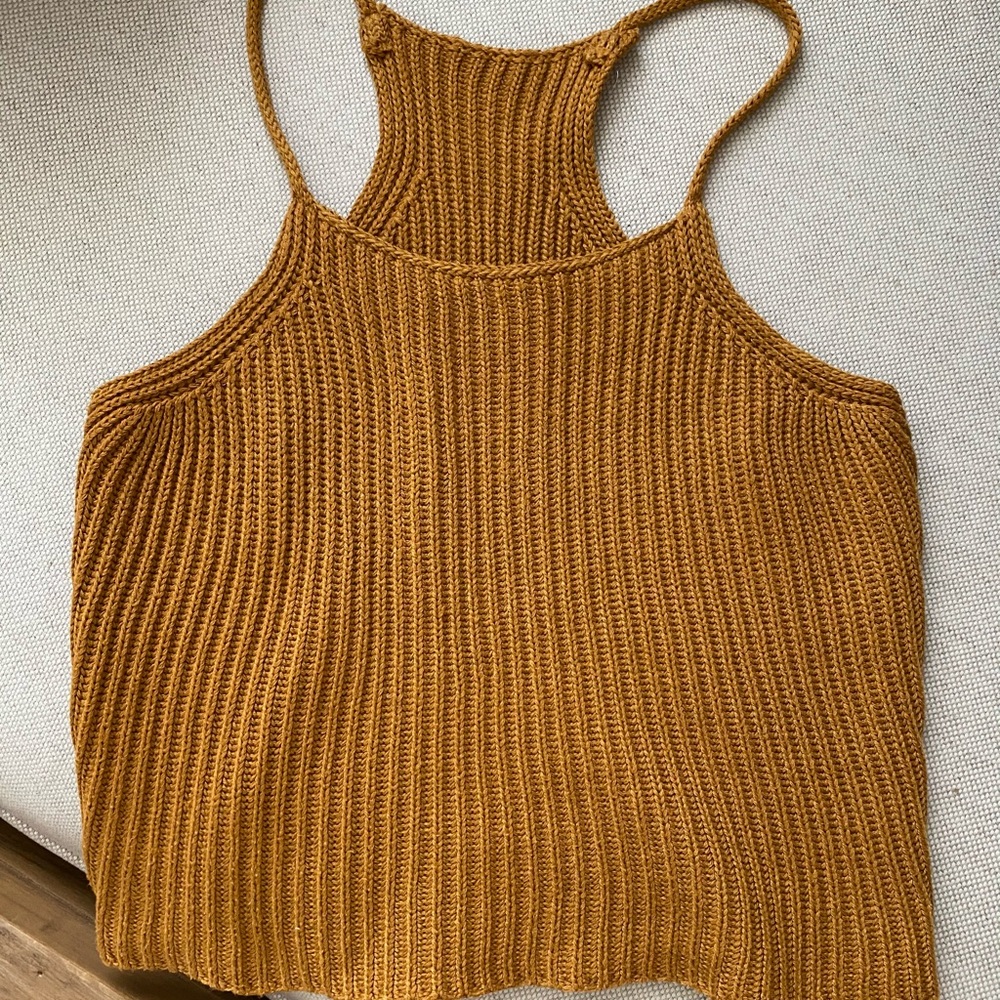 Boheme goods vintage knit cropped tank